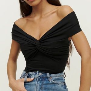 Reformation Ezlynn Knit Top